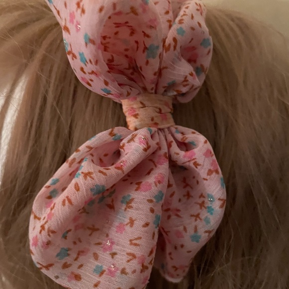 Hairbands 6 Lot Floral Reds, Blue, Pink & Glittery Purple Bow - Picture 7 of 14